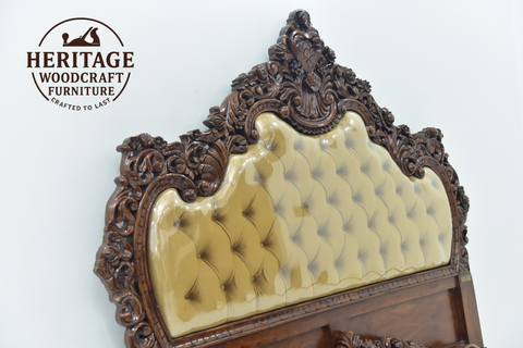 Luxu Handcrafted Solid Wood Bedroom Set