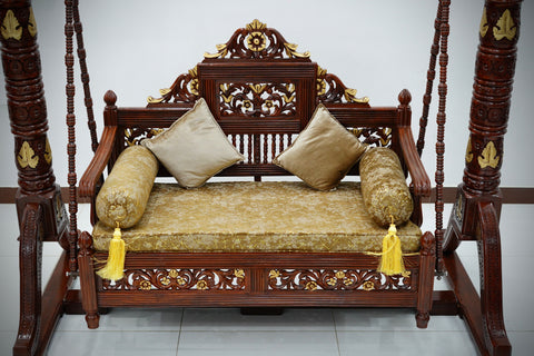 Handcrafted Solid Wood Jhula Swing