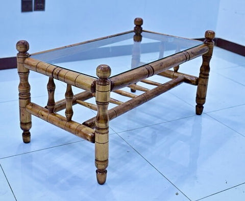 Handcrafted Natural WOOd Seating Set