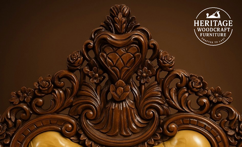 Luxu Handcrafted Solid Wood Bedroom Set