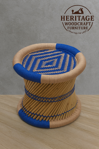 Handwoven Rope Stool