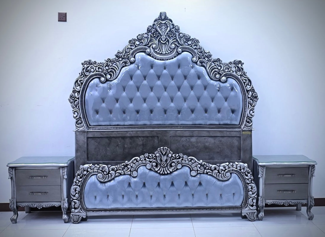 Luxury Handcrafted Solid Wood Bedroom Set