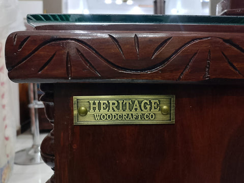 Luxu Handcrafted Solid Wood Bedroom Set