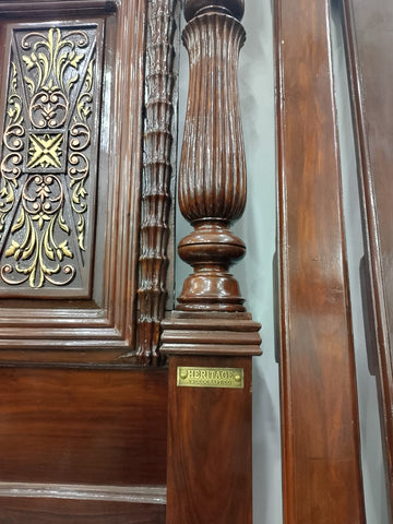 Luxury Handcrafted Solid Wood Bedroom Set