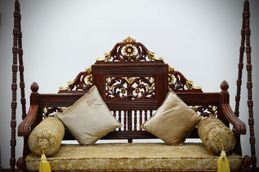 Handcrafted Solid Wood Jhula Swing