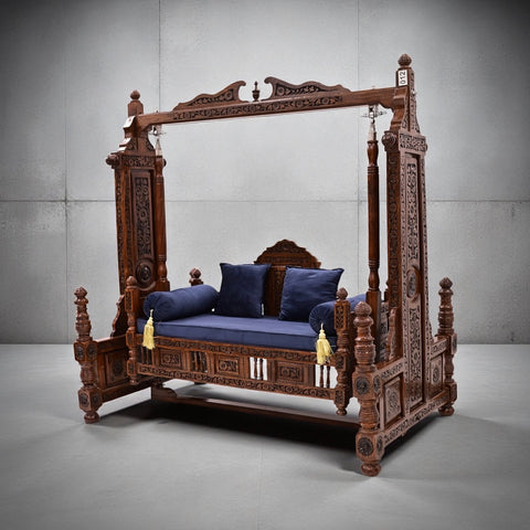 Handcrafted Solid Wood Jhula Swing