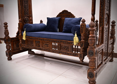 Handcrafted Solid Wood Jhula Swing