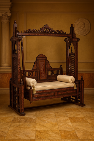Handcrafted Solid Wood Jhula Swin
