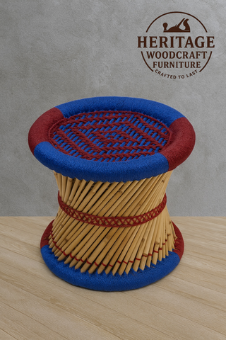 Handwoven Rope Stool