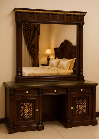 Luxury Handcrafted Solid Wood Bedroom Set