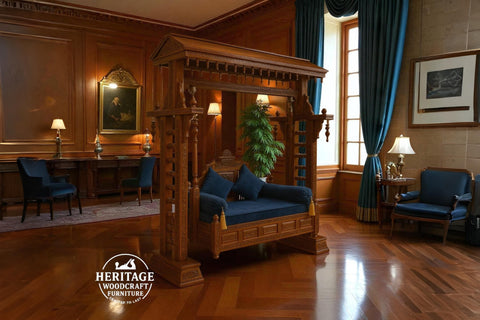 Handcrafted Solid Wood Jhula Swing