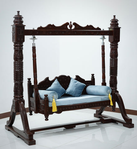Premium Handcrafted Wooden Indoor Swing