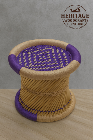 Handwoven Rope Stool