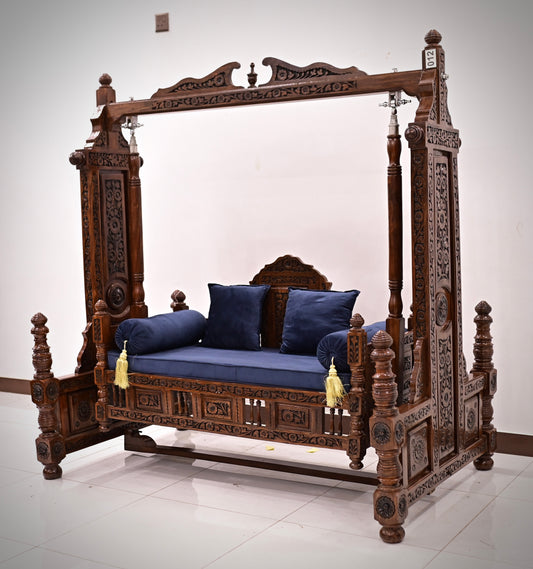 Handcrafted Solid Wood Jhula Swing