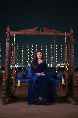 Handcrafted Solid Wood Jhula Swing