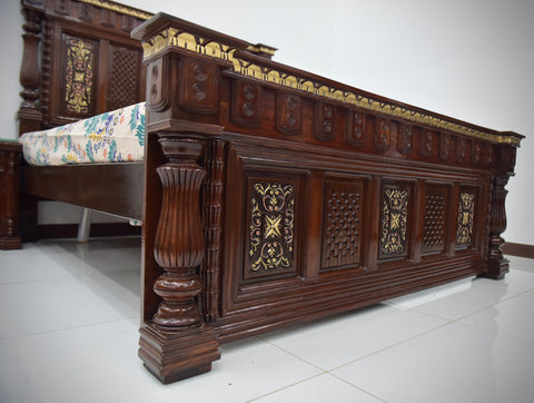Luxury Handcrafted Solid Wood Bedroom Set