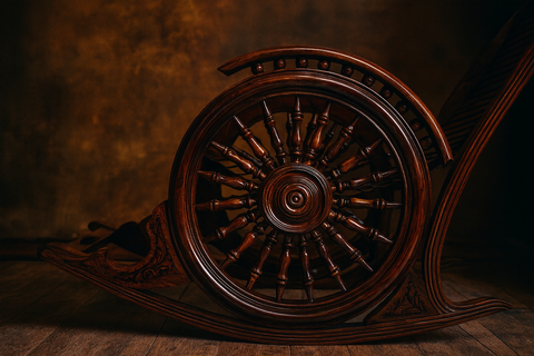 Handcrafted Solid Wood Rocking Chair