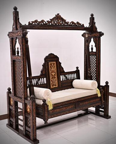 Handcrafted Solid Wood Jhula Swin