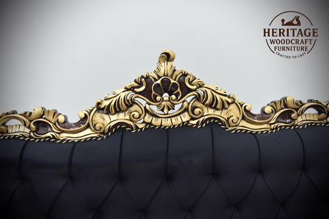 Handcrafted Solid Wood Sofa Set (3-Seater + 2 Single Chairs-matching table and carpet ￼