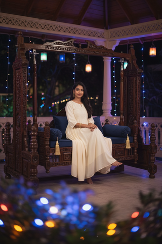 Handcrafted Solid Wood Jhula Swing