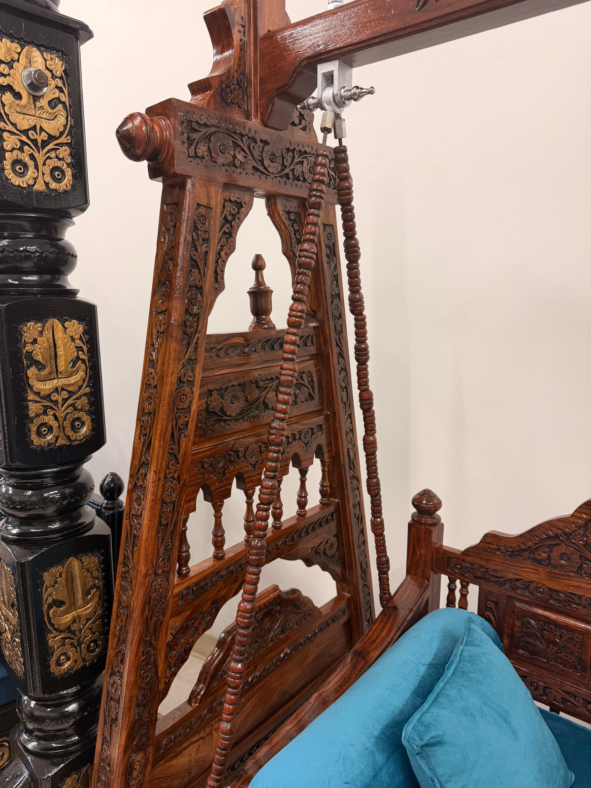 Luxury Handcrafted Wooden Swing (Jhoola)