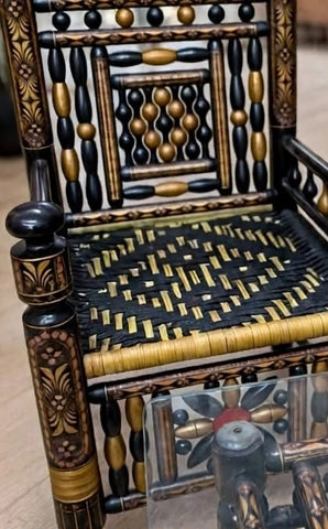 Handwoven chair set