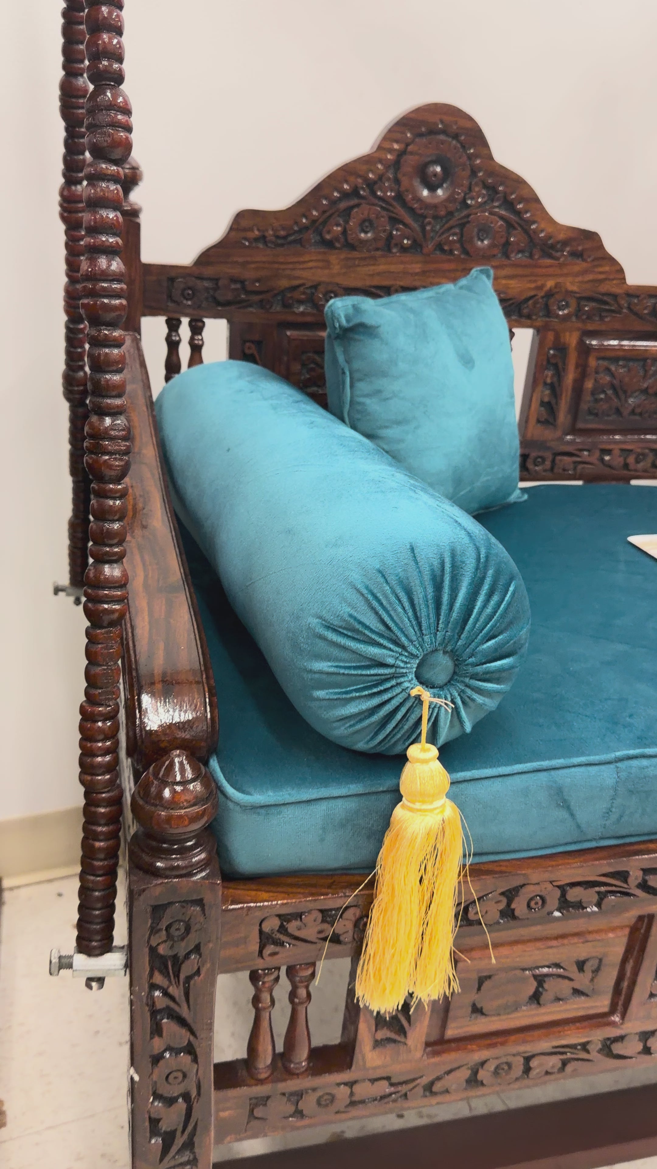 Luxury Handcrafted Wooden Swing (Jhoola)