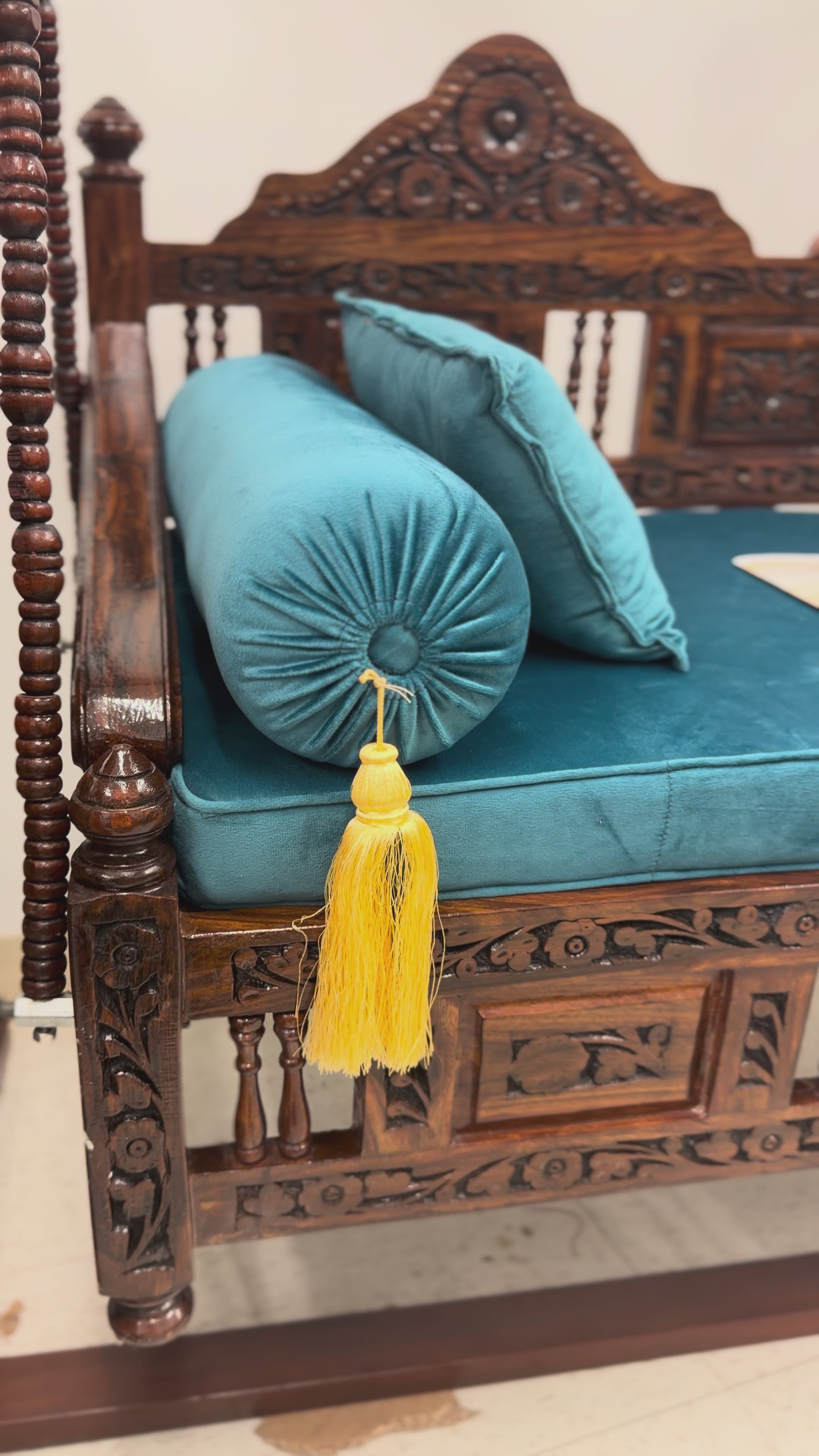 Luxury Handcrafted Wooden Swing (Jhoola)